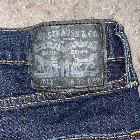 Levi's | Jeans | Vintage Dark Blue Old School Blue Levis Jeans | Poshmark